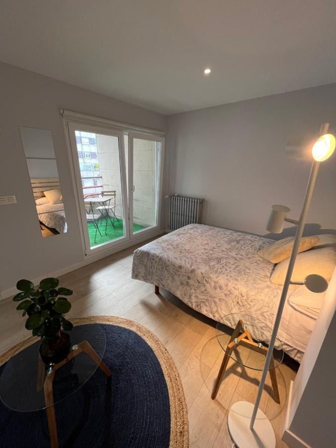 Ferienwohnung Atico Cue, Parking Gratuito Gijón Exterior foto