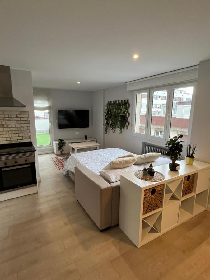 Ferienwohnung Atico Cue, Parking Gratuito Gijón Exterior foto
